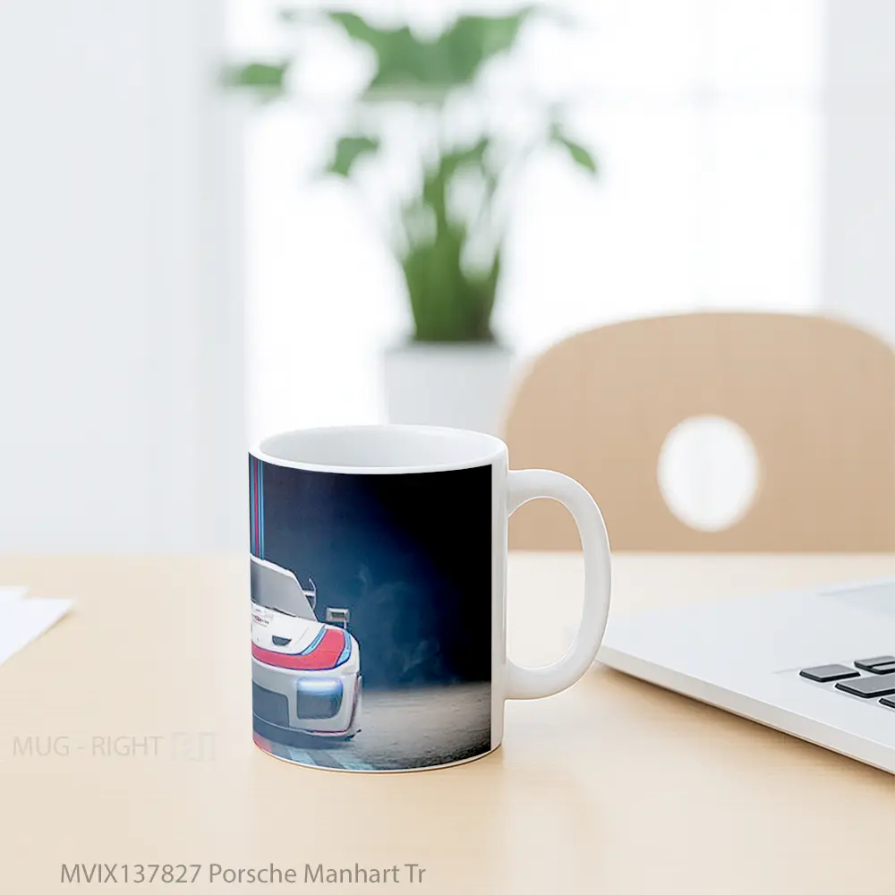 Mug Porsche Manhart Tr Cangkir Mobil - All-side / Desain