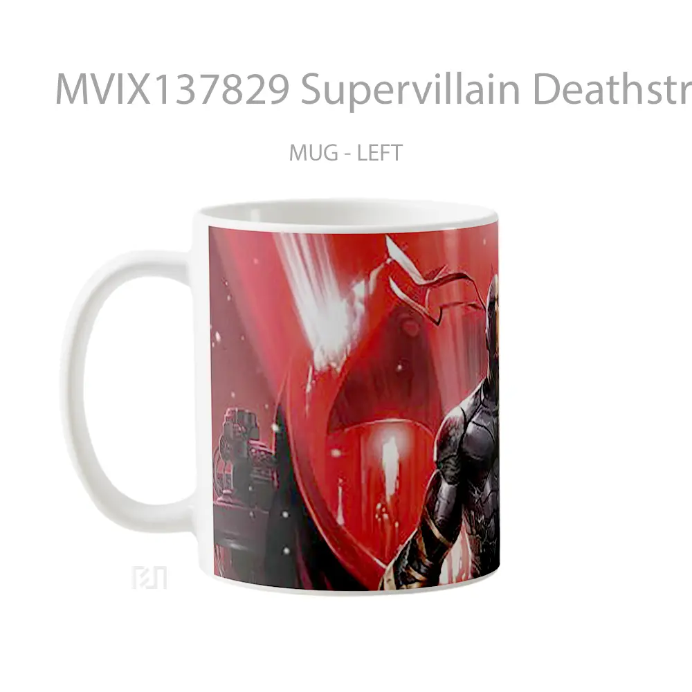 Mug Supervillain Deathstroke Gelas Keramik Unik - All-side / Desain
