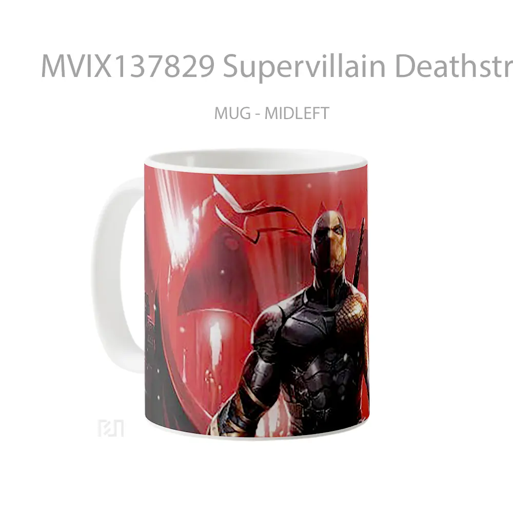Mug Supervillain Deathstroke Gelas Keramik Unik - All-side / Desain