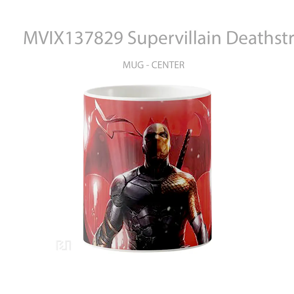 Mug Supervillain Deathstroke Gelas Keramik Unik