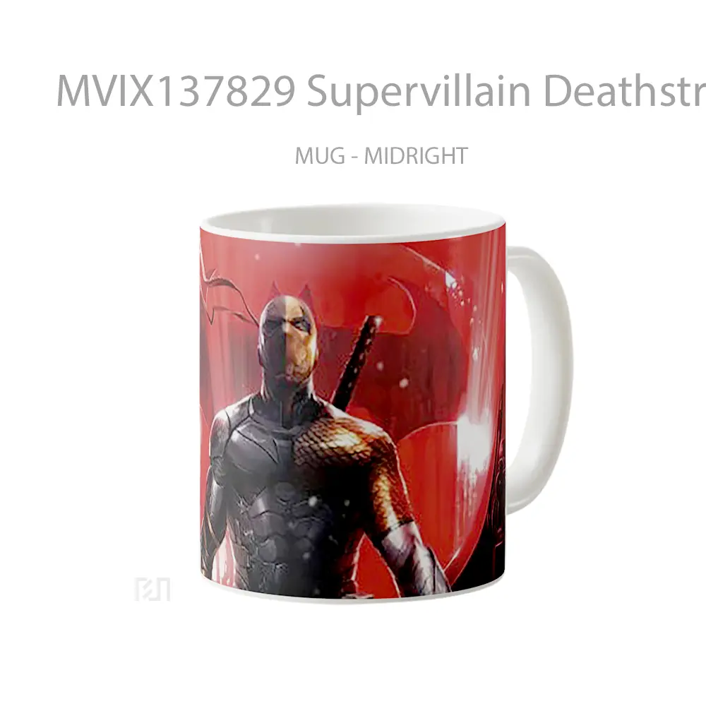 Mug Supervillain Deathstroke Gelas Keramik Unik - All-side / Desain