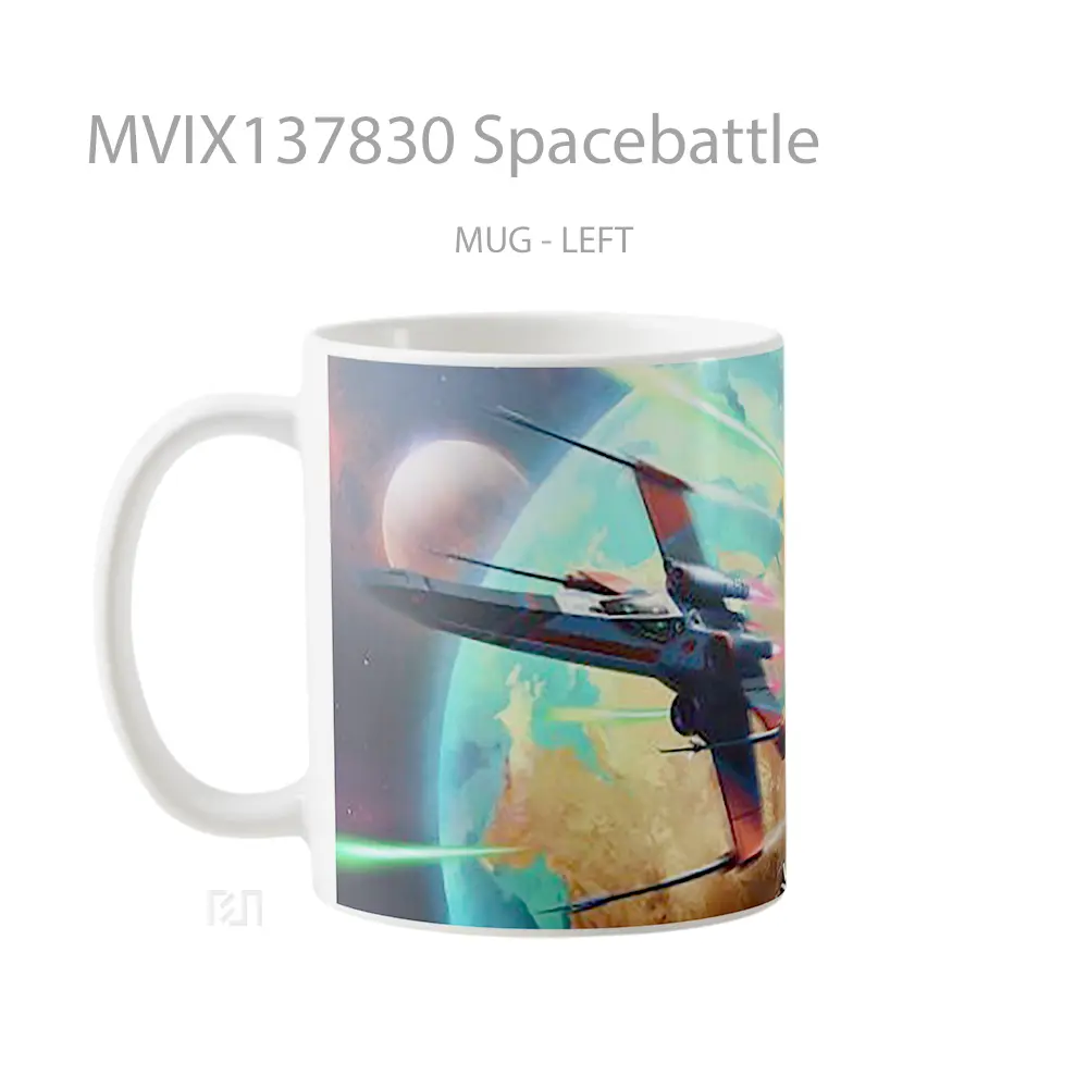 Mug Spacebattle Gelas Keramik Unik - All-side / Desain