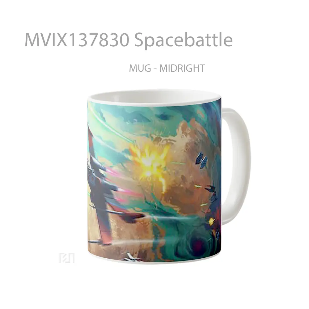 Mug Spacebattle Gelas Keramik Unik - All-side / Desain