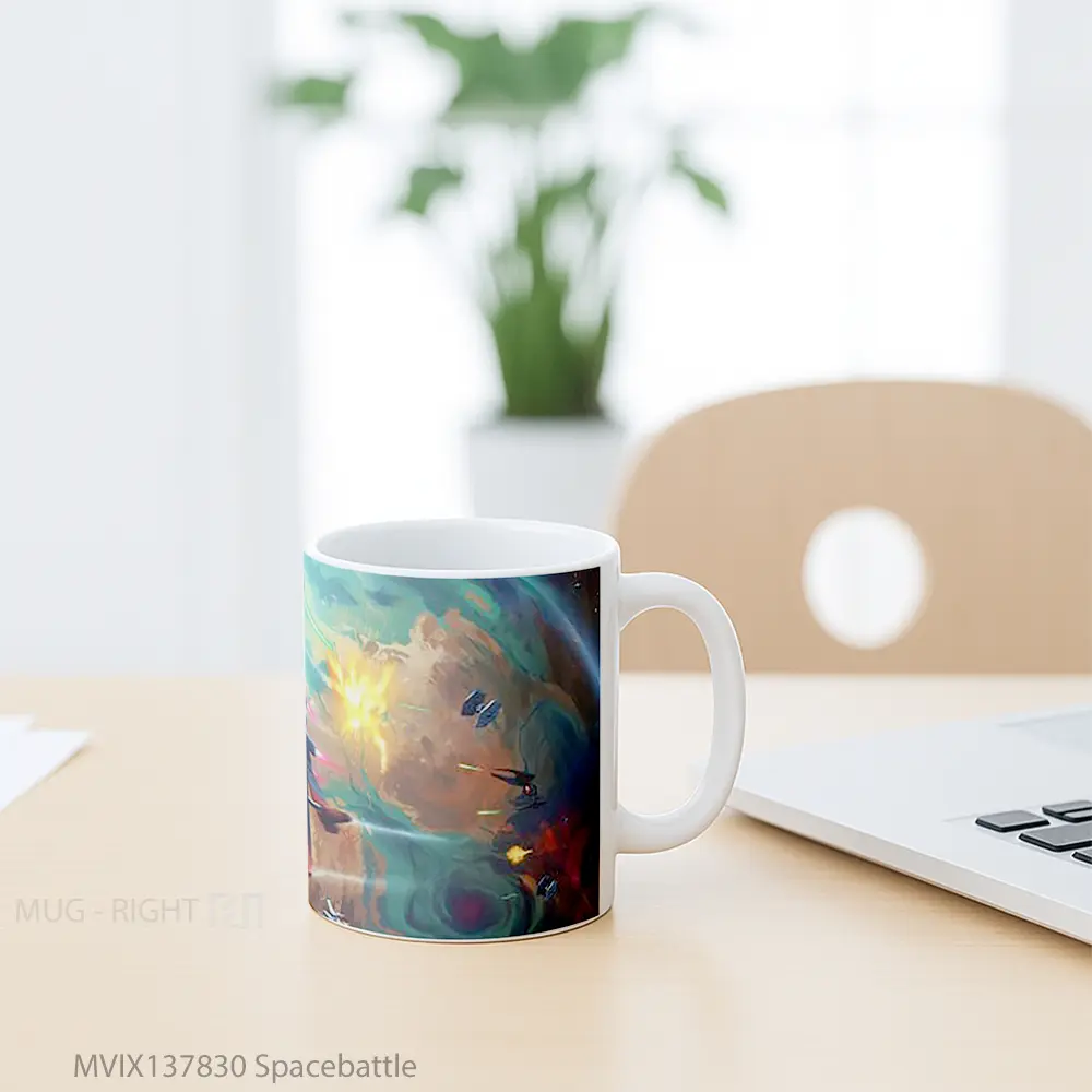Mug Spacebattle Gelas Keramik Unik - All-side / Desain