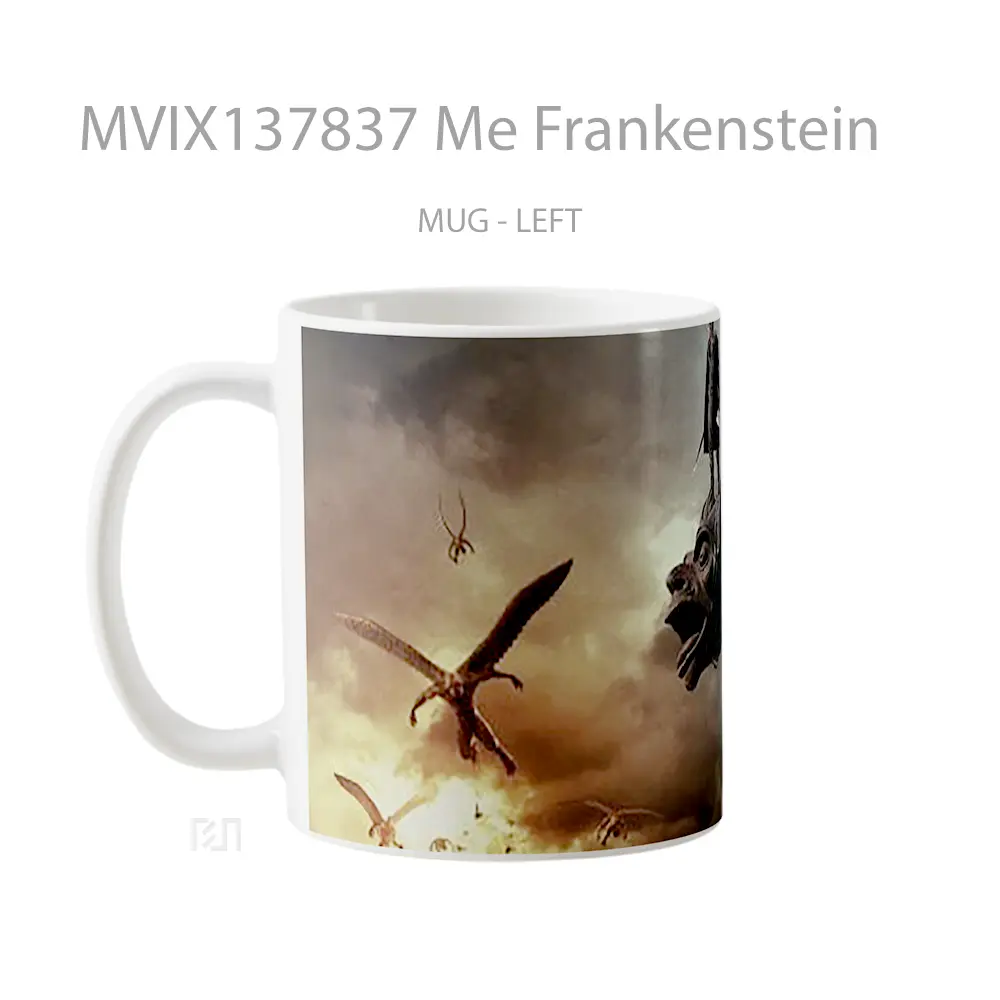 Mug Me Frankenstein Gelas Keramik Unik - All-side / Desain