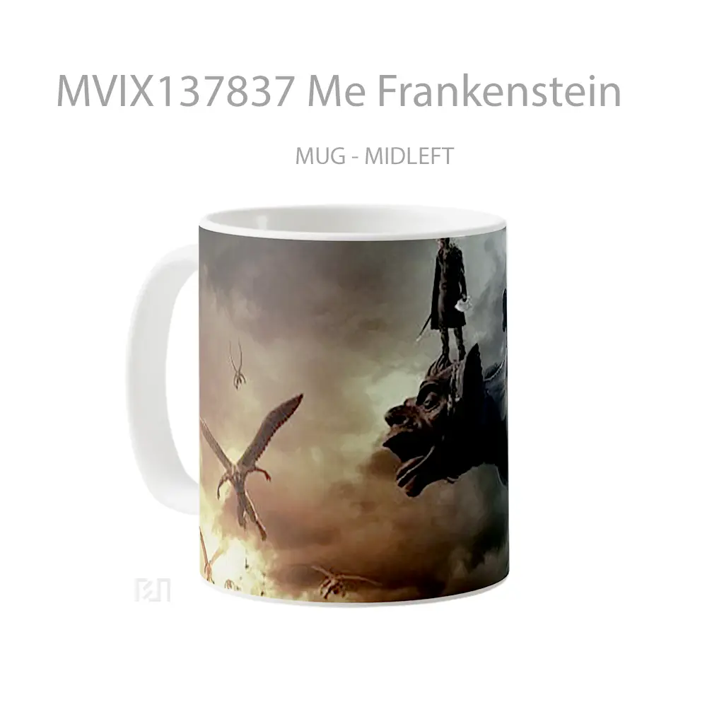 Mug Me Frankenstein Gelas Keramik Unik - All-side / Desain