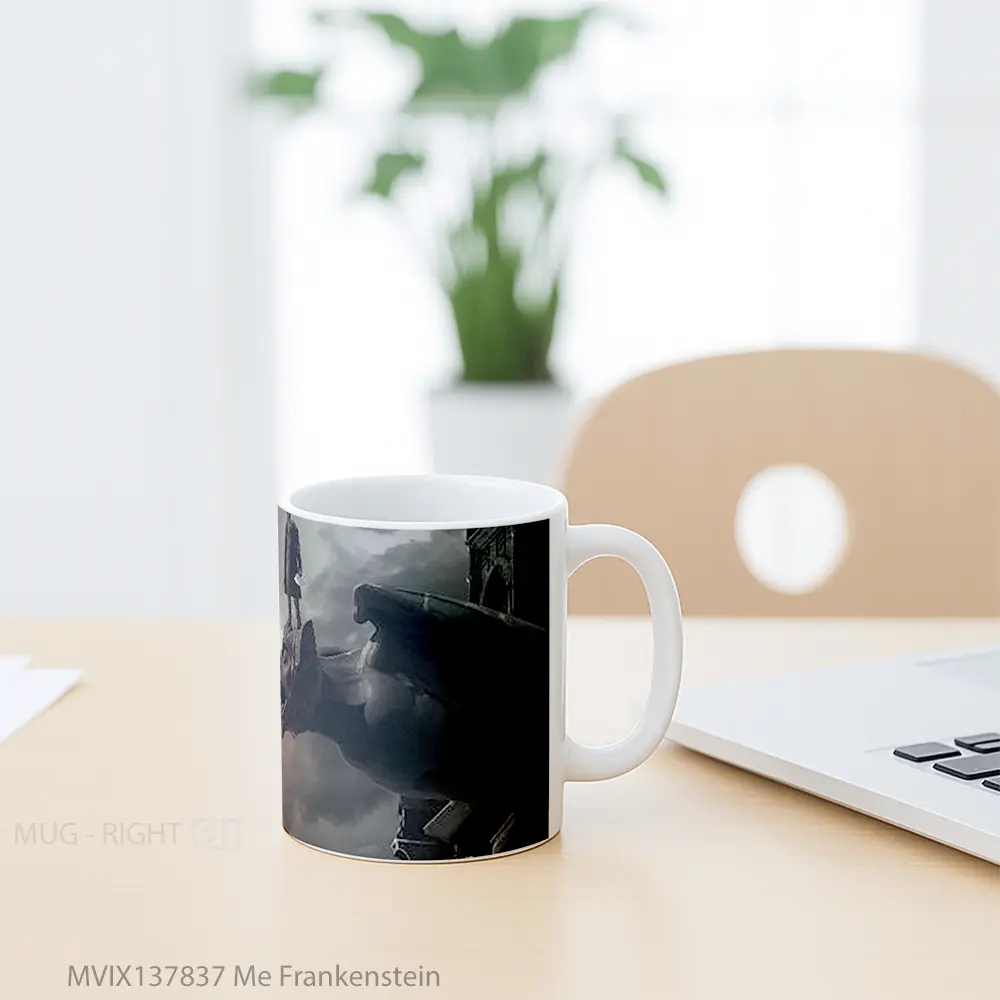 Mug Me Frankenstein Gelas Keramik Unik - All-side / Desain