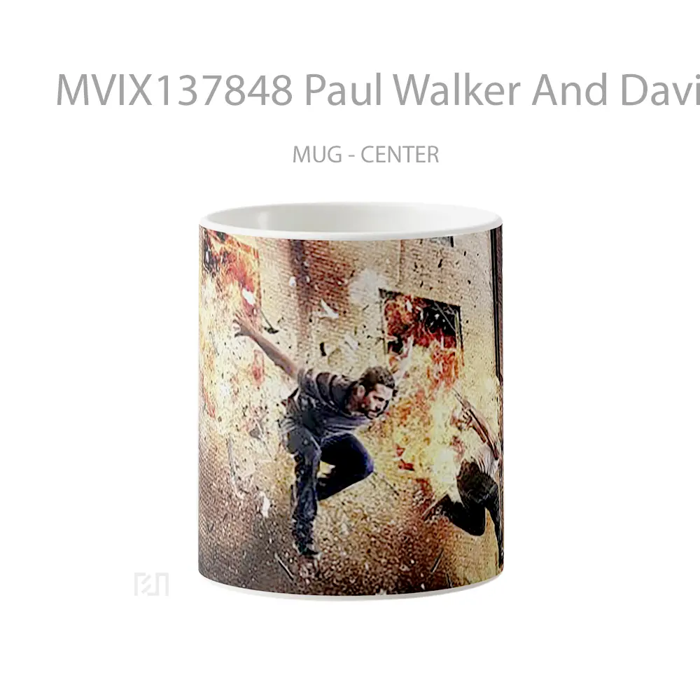 Mug Paul Walker And David Bell In Brick Mansions Gelas Keramik Unik