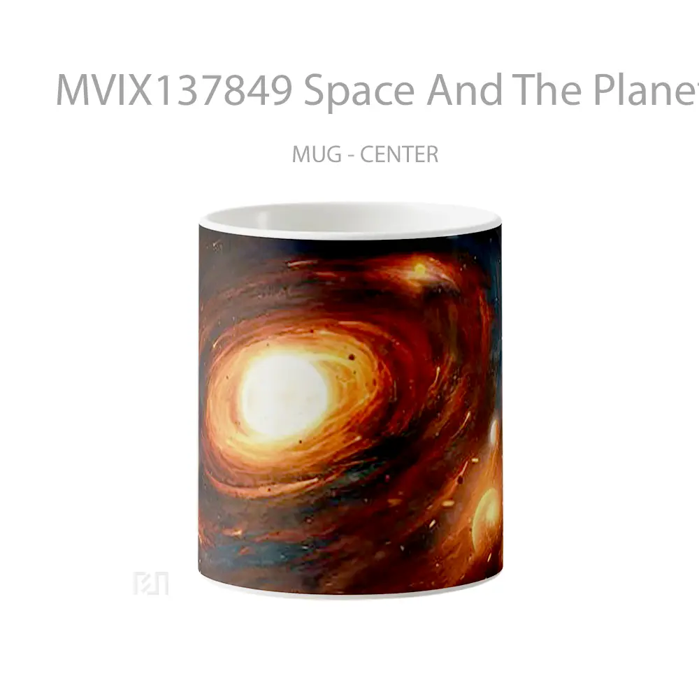 Mug Space And The Planets Gelas Astronomi