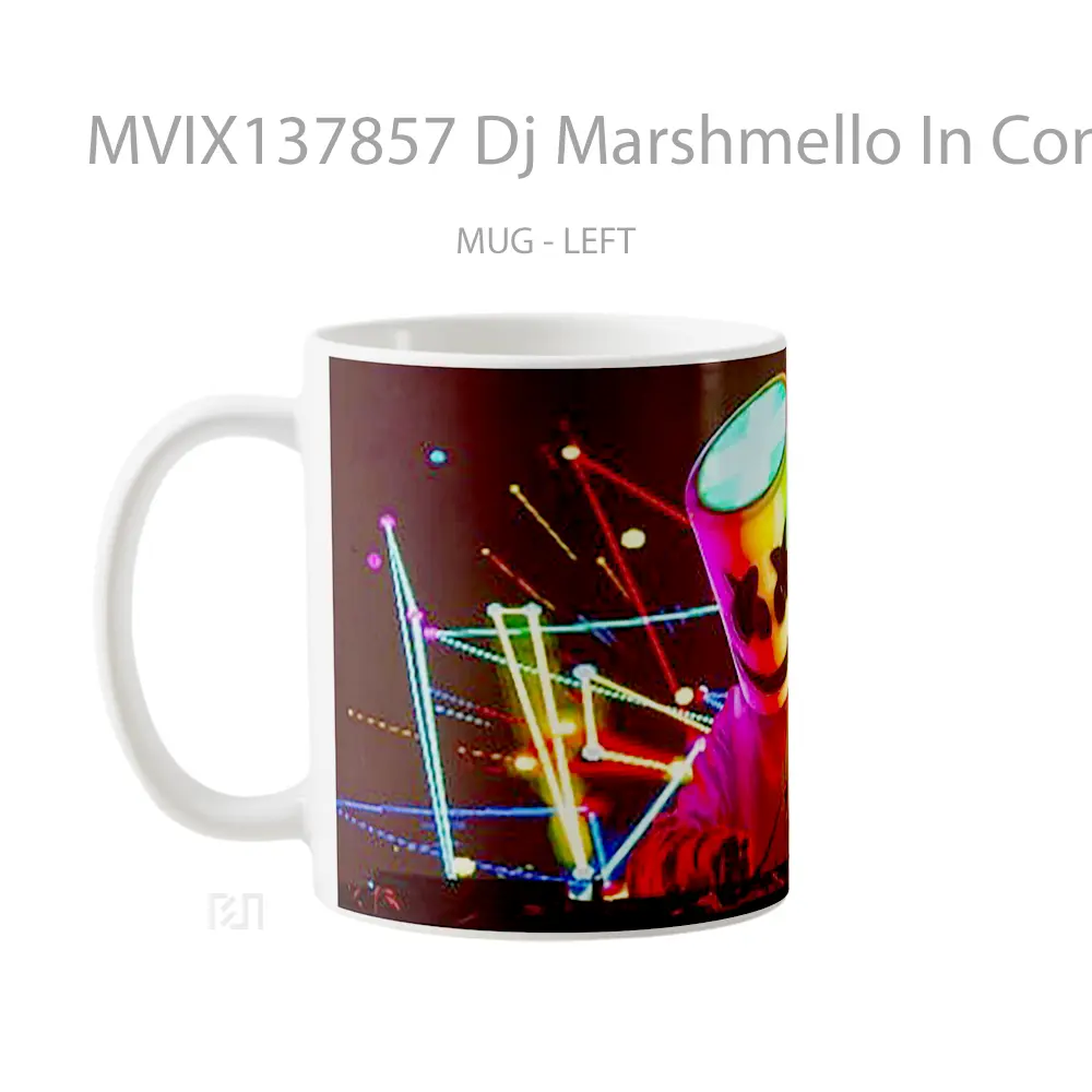 Mug Dj Marshmello In Concert Gelas Keramik Unik - All-side / Desain