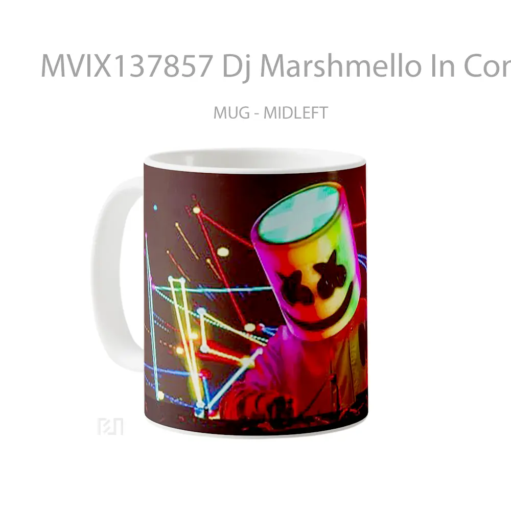 Mug Dj Marshmello In Concert Gelas Keramik Unik - All-side / Desain