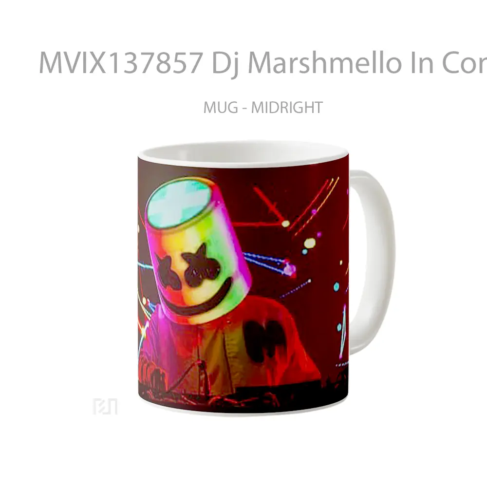 Mug Dj Marshmello In Concert Gelas Keramik Unik - All-side / Desain