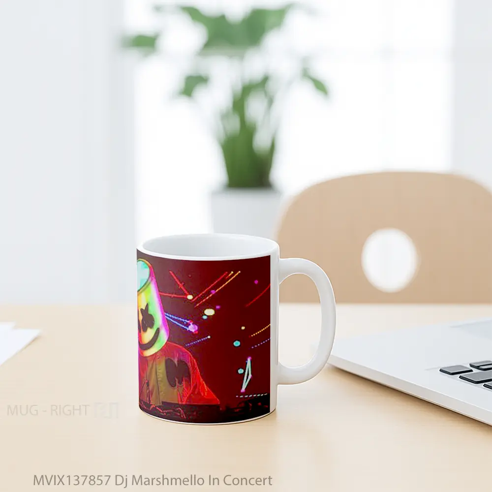 Mug Dj Marshmello In Concert Gelas Keramik Unik - All-side / Desain