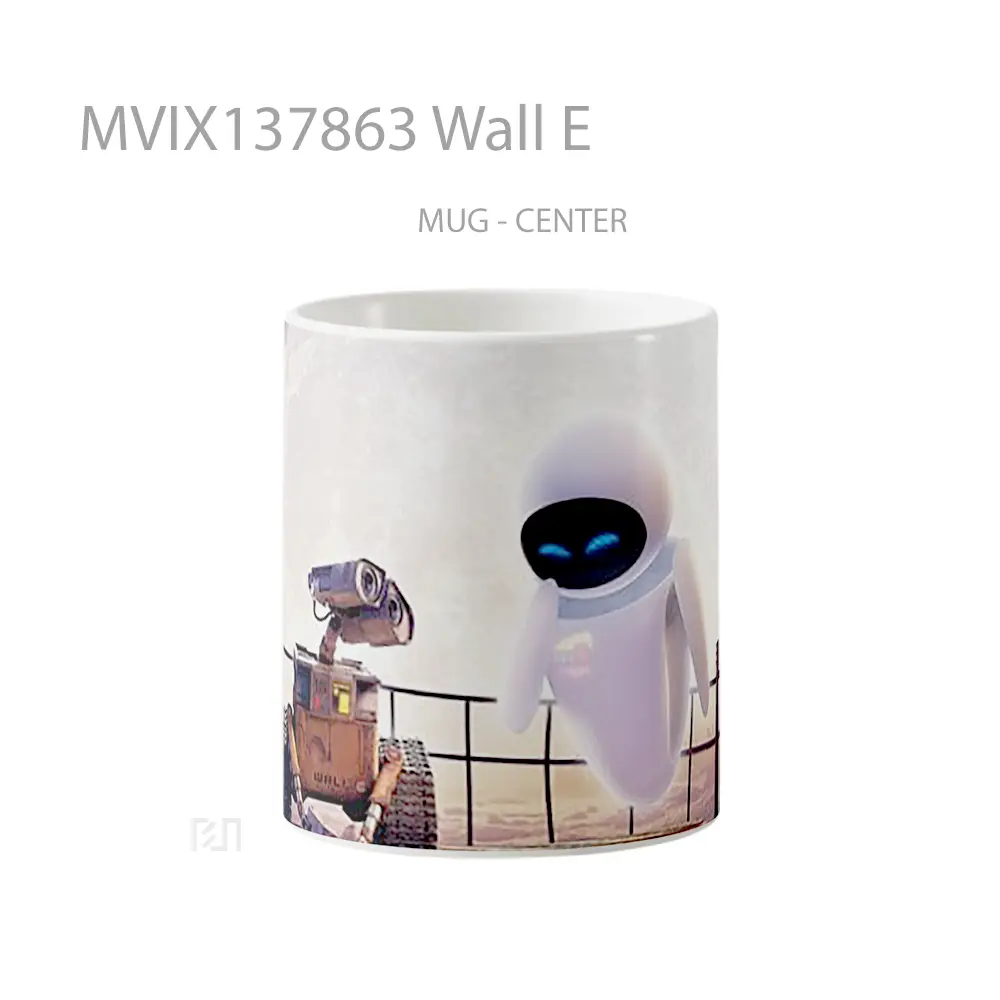 Mug Wall E Gelas Keramik Unik