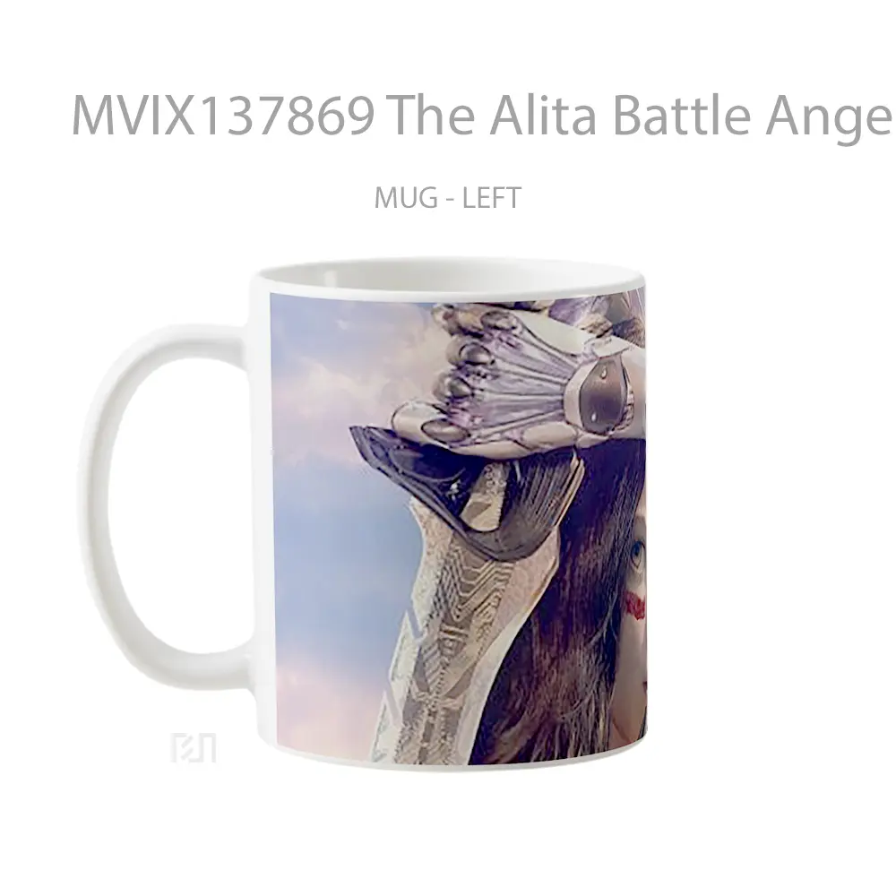 Mug The Alita Battle Angel Fanart Gelas Fantasi - All-side / Desain