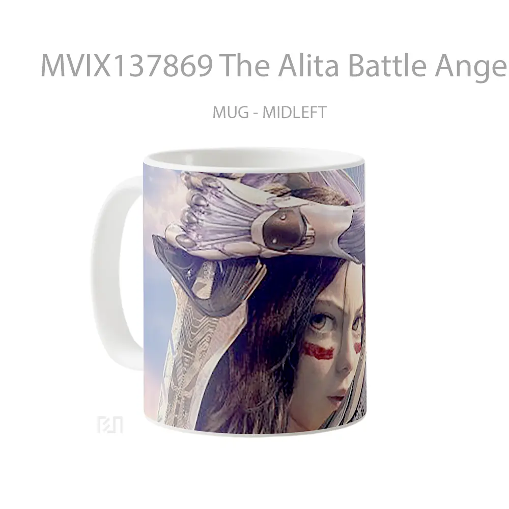 Mug The Alita Battle Angel Fanart Gelas Fantasi - All-side / Desain