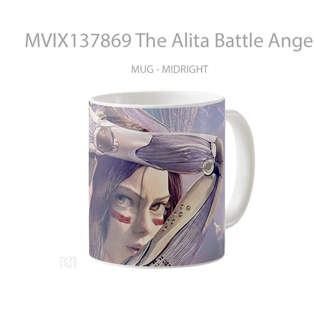 Mug The Alita Battle Angel Fanart Gelas Fantasi - All-side / Desain