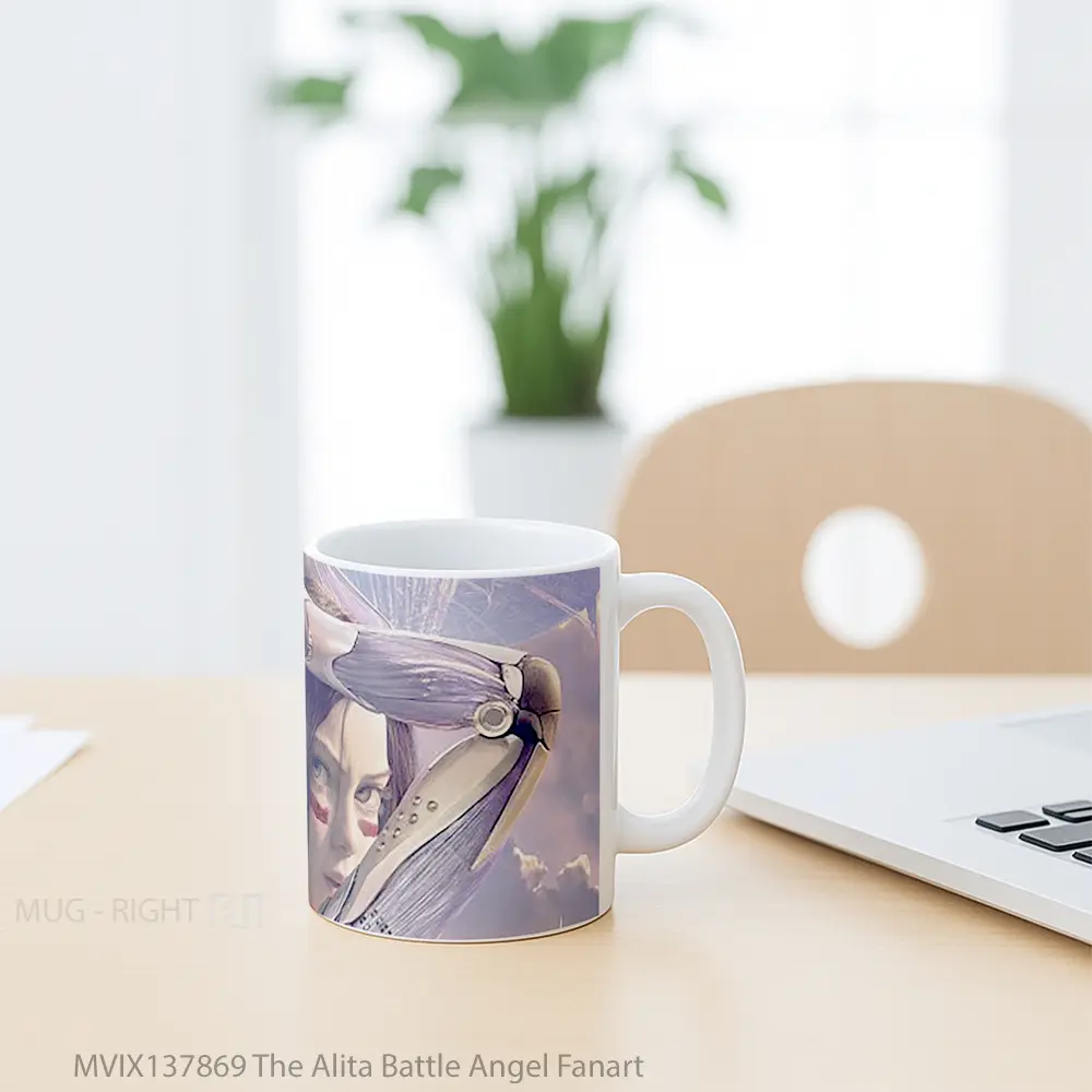 Mug The Alita Battle Angel Fanart Gelas Fantasi - All-side / Desain