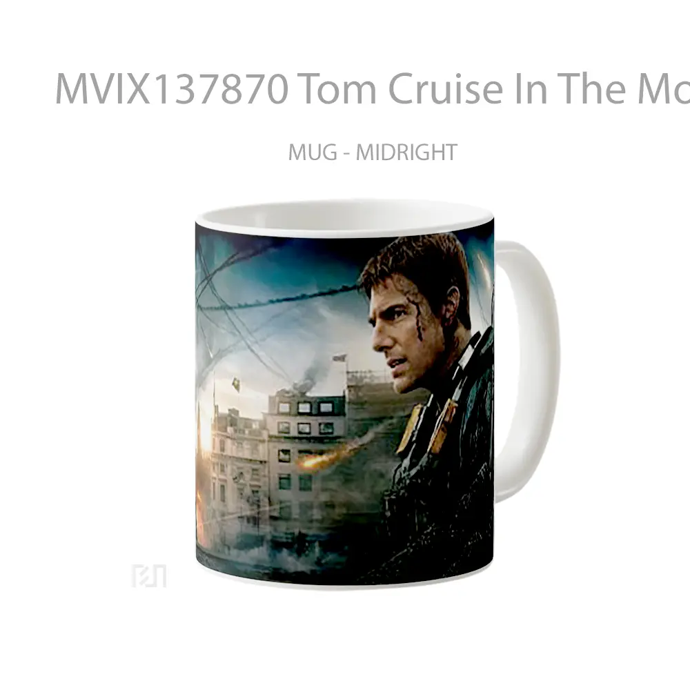 Mug Tom Cruise In The Movie On The Edge Of Tomorrow Gelas Keramik Unik - All-side / Desain