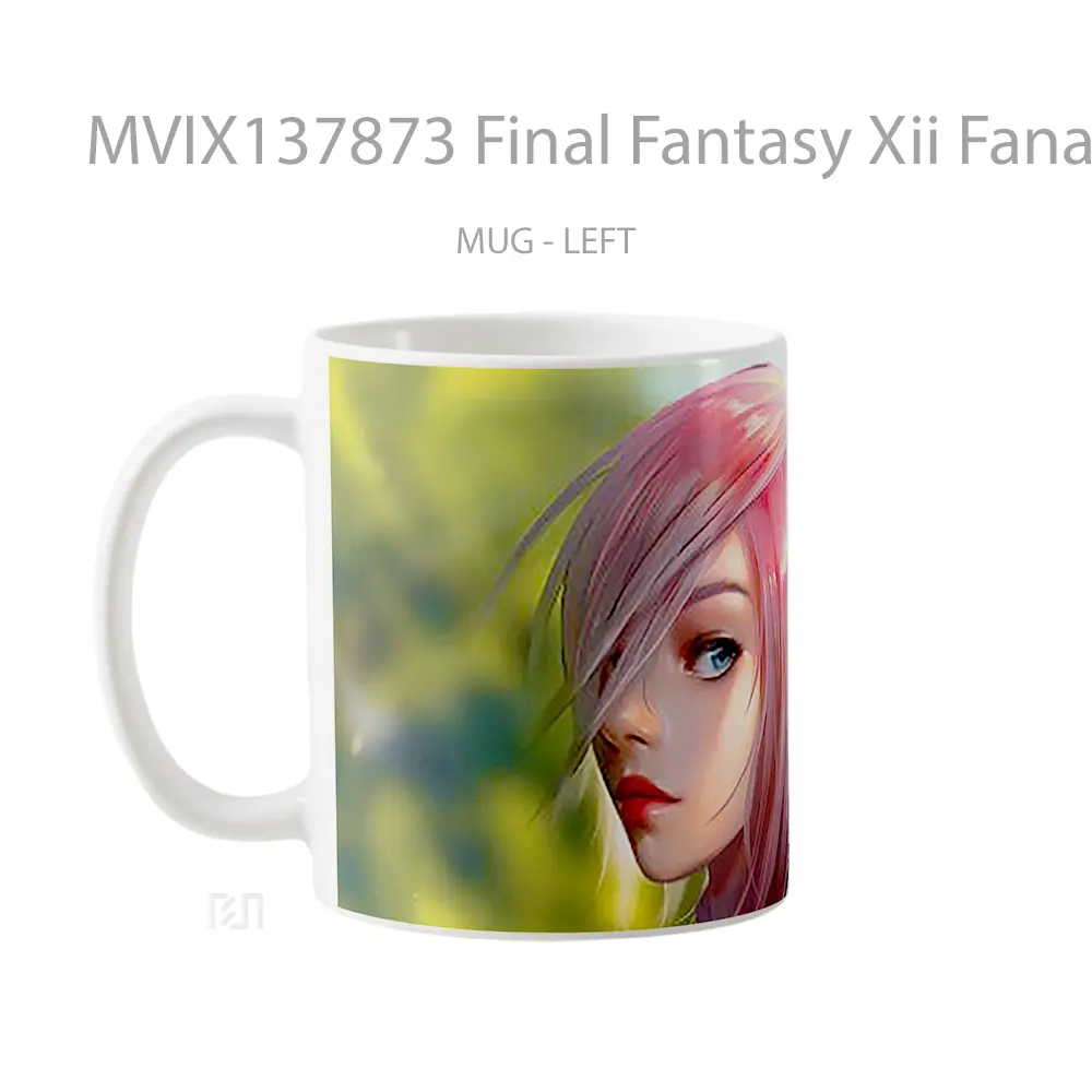 Mug Final Fantasy Xii Fanart Gelas Fantasi - All-side / Desain