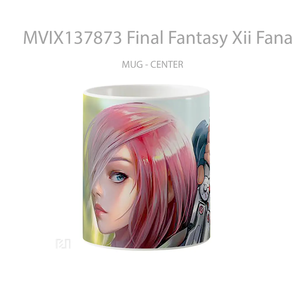 Mug Final Fantasy Xii Fanart Gelas Fantasi