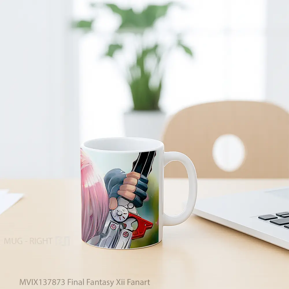 Mug Final Fantasy Xii Fanart Gelas Fantasi - All-side / Desain