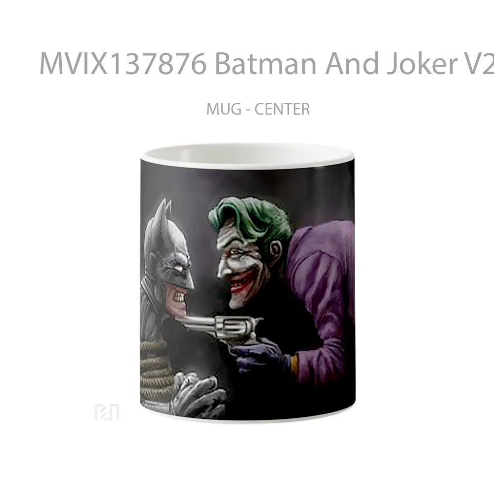 Mug Batman And Joker V2 Gelas Superhero