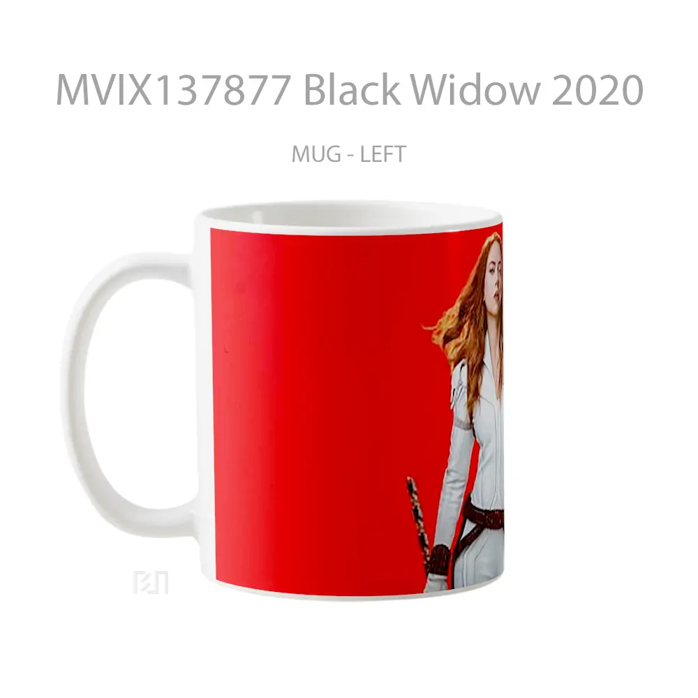 Mug Black Widow 2020 Gelas Superhero - All-side / Desain