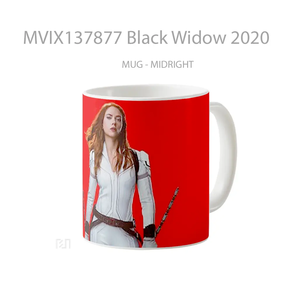 Mug Black Widow 2020 Gelas Superhero - All-side / Desain