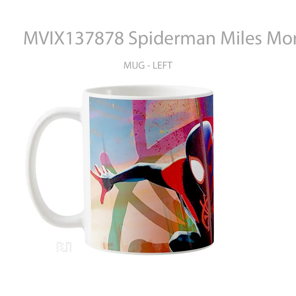 Mug Spiderman Miles Morales V1 Gelas Superhero - All-side / Desain