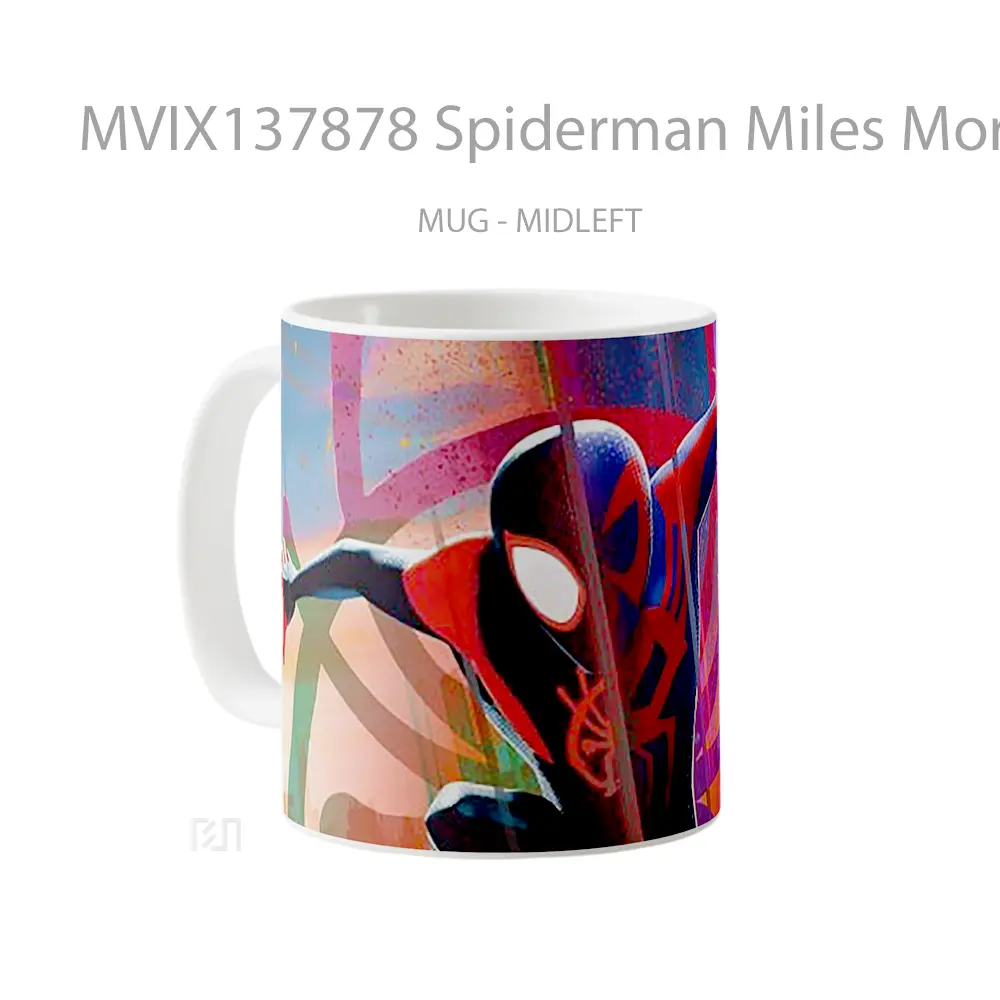 Mug Spiderman Miles Morales V1 Gelas Superhero - All-side / Desain