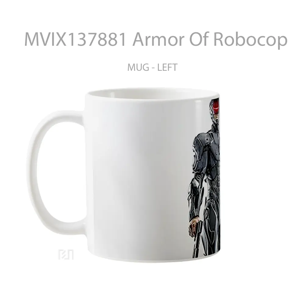 Mug Armor Of Robocop Gelas Keramik Unik - All-side / Desain