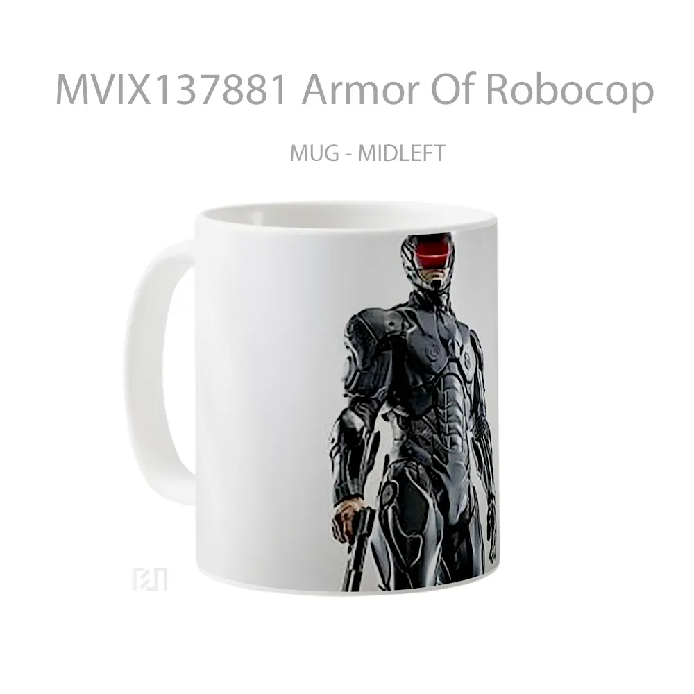 Mug Armor Of Robocop Gelas Keramik Unik - All-side / Desain