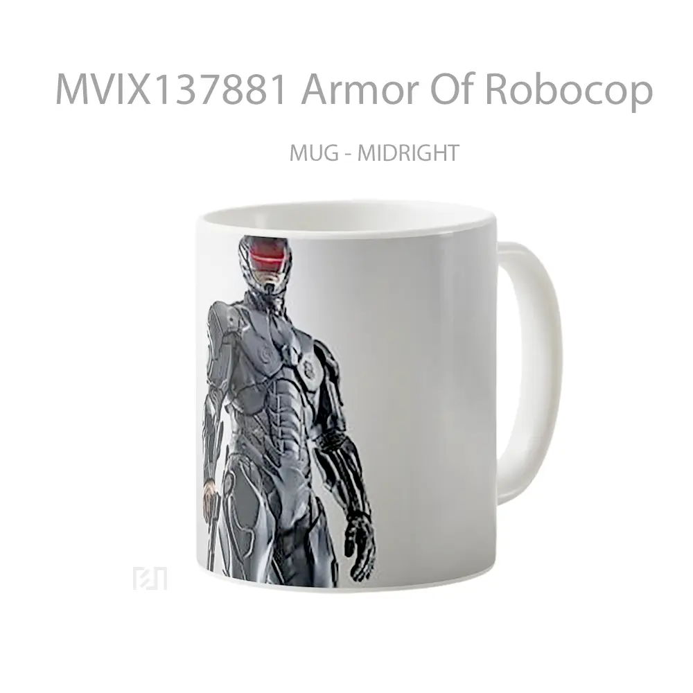 Mug Armor Of Robocop Gelas Keramik Unik - All-side / Desain