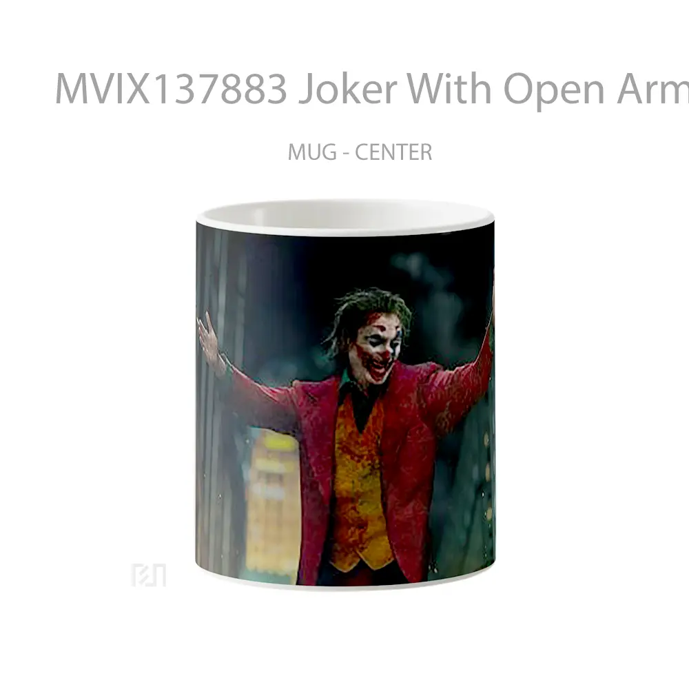 Mug Joker With Open Arms Gelas Superhero