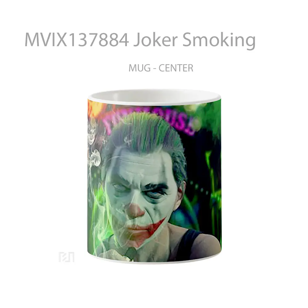 Mug Joker Smoking Gelas Superhero