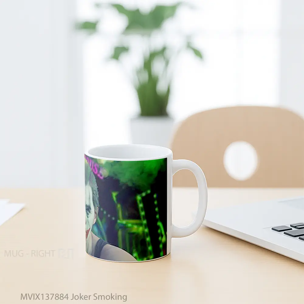 Mug Joker Smoking Gelas Superhero - All-side / Desain