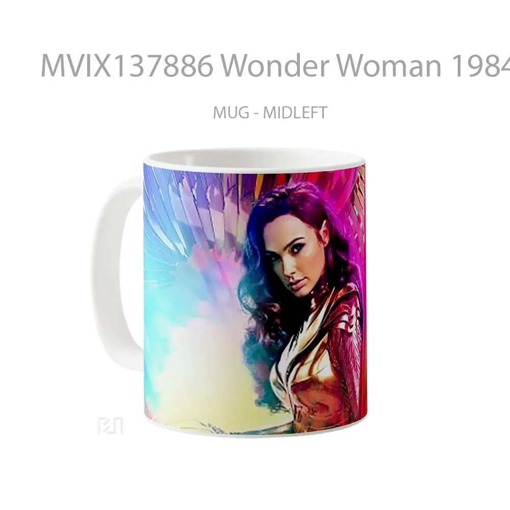 Mug Wonder Woman 1984 V1 Gelas Superhero - All-side / Desain
