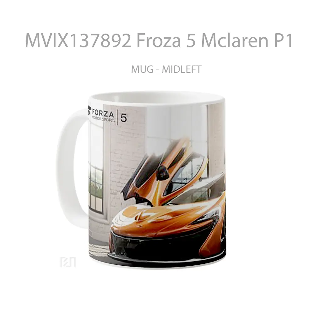 Mug Froza 5 Mclaren P1 Gelas Keramik Unik - All-side / Desain