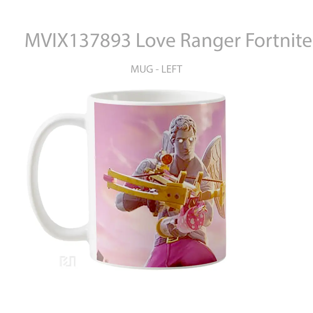 Mug Love Ranger Fortnite Cangkir Gamer - All-side / Desain