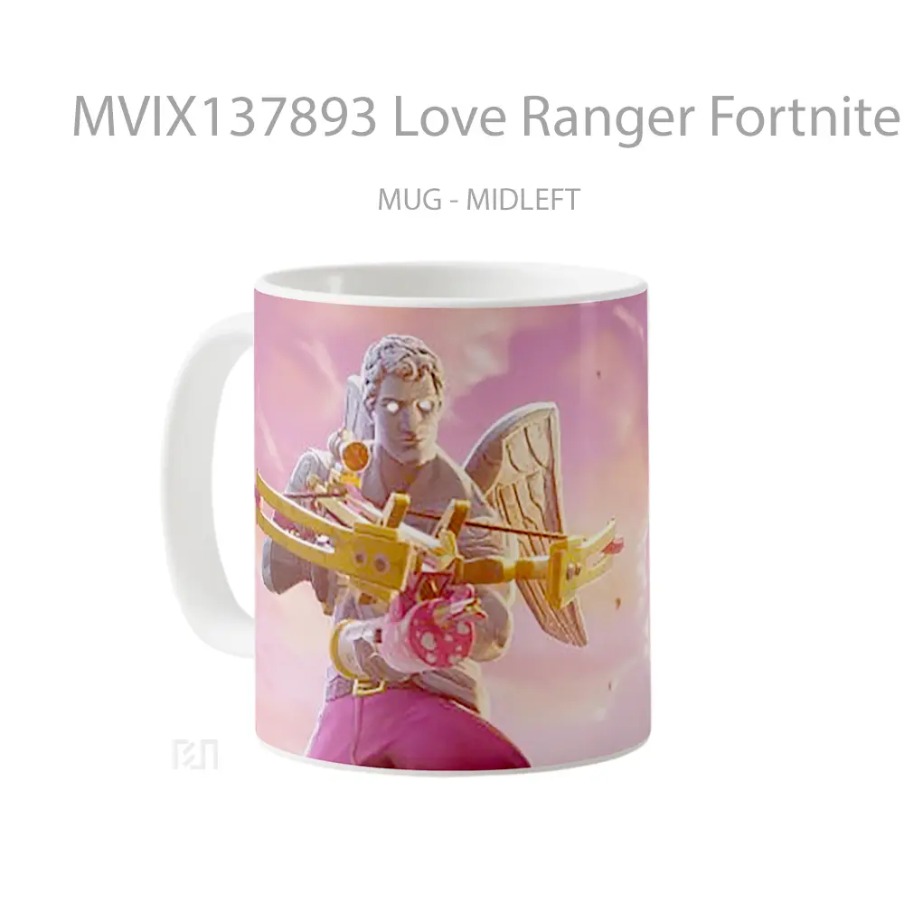 Mug Love Ranger Fortnite Cangkir Gamer - All-side / Desain