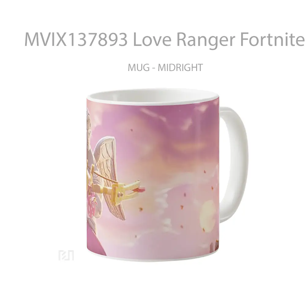 Mug Love Ranger Fortnite Cangkir Gamer - All-side / Desain