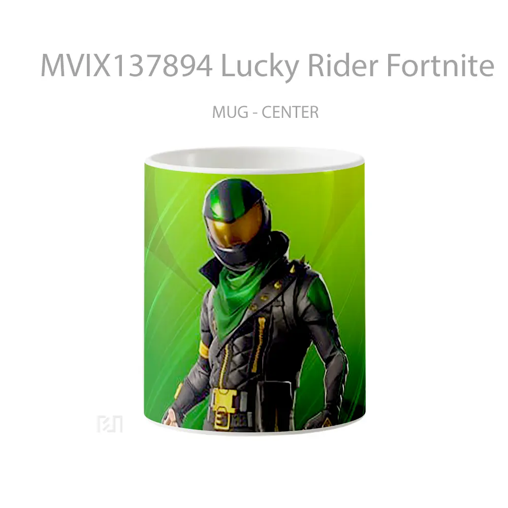 Mug Lucky Rider Fortnite Cangkir Gamer