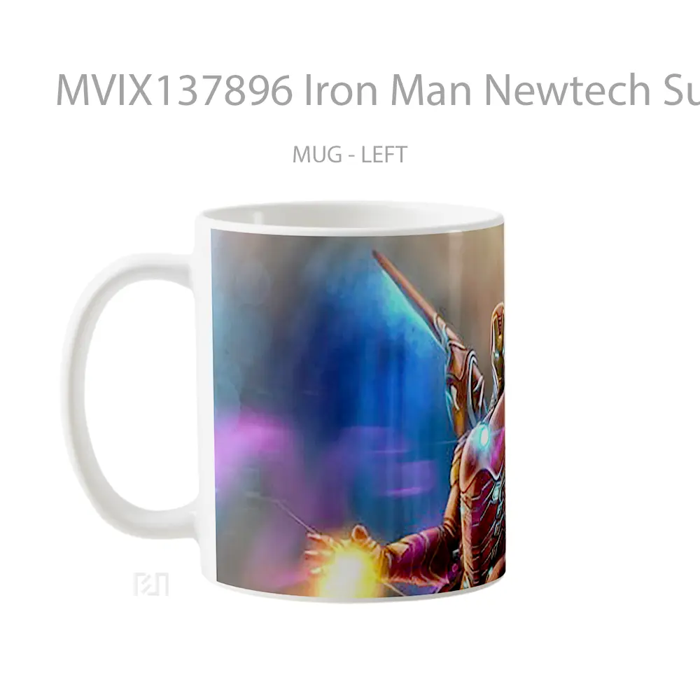 Mug Iron Man Newtech Suit Gelas Superhero - All-side / Desain