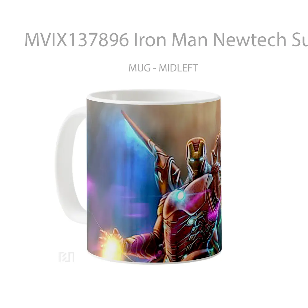 Mug Iron Man Newtech Suit Gelas Superhero - All-side / Desain