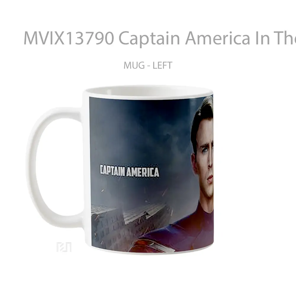 Mug Captain America In The Avengers 2 Gelas Superhero - All-side / Desain