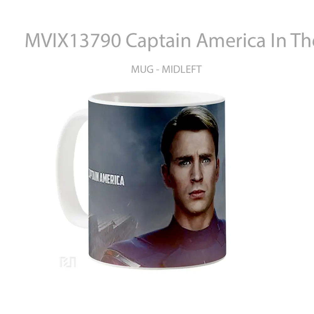 Mug Captain America In The Avengers 2 Gelas Superhero - All-side / Desain