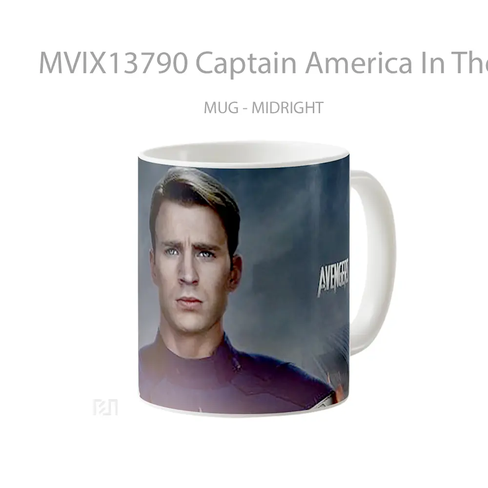 Mug Captain America In The Avengers 2 Gelas Superhero - All-side / Desain