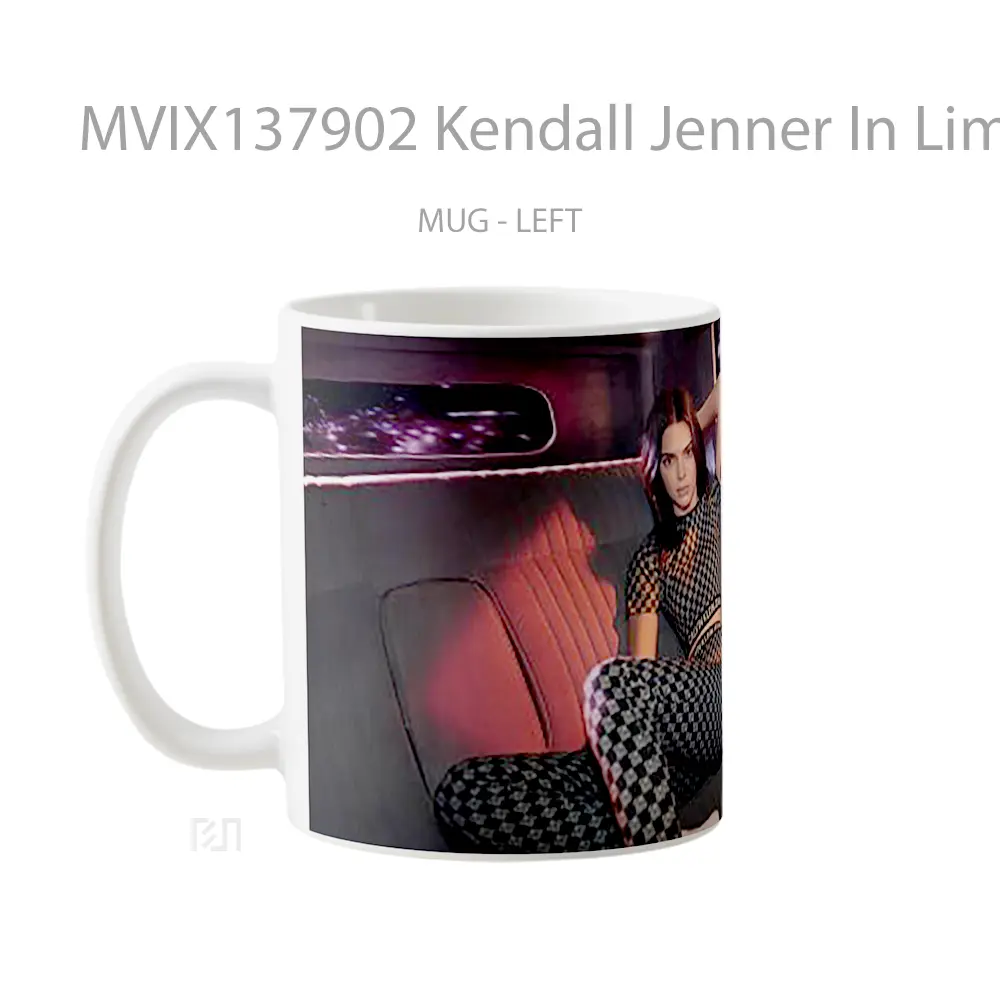 Mug Kendall Jenner In Limousine Gelas Selebriti - All-side / Desain