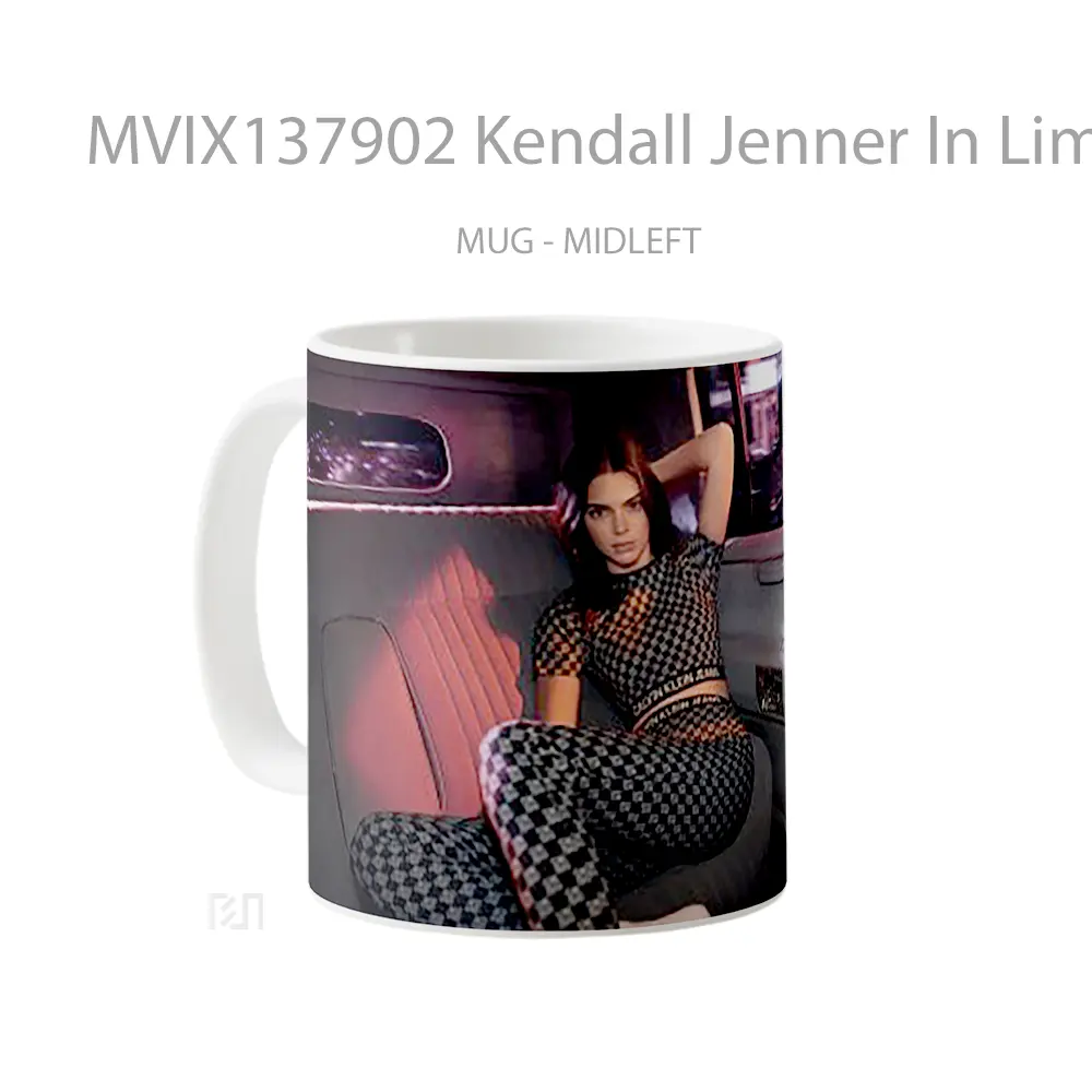 Mug Kendall Jenner In Limousine Gelas Selebriti - All-side / Desain